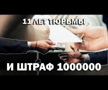 11 лет тюрьмы и штраф 1000000